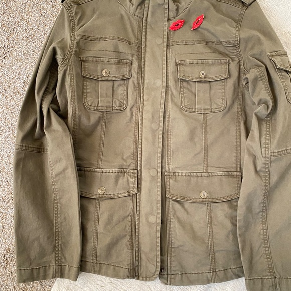 Army Green Utility Jacket - Picture 4 of 4